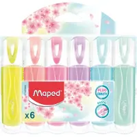 Maped Fluo Peps Pastel (6x)