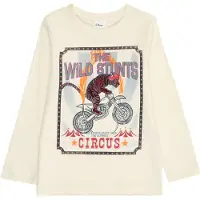 s.Oliver T-Shirt crème / opal / sapin / rouge
