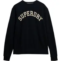 Superdry Femme Sweat Ample Athletic Essentials Bleu Marine Taille: 38