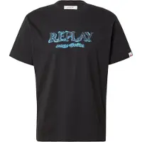 Replay M3220 .000.2660 Short Sleeve T-shirt Noir XL Homme
