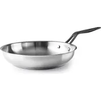 Lacor Poêle à frire en acier inoxydable 18/10 Thermodiffuseur Compatible induction 28 cm