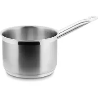 Lacor Eco Chef casserole haute 24cm H15cm 6.5lt, Poêle + casserole, Argent