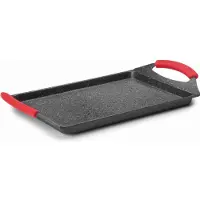 Lacor 24135, Poêle + casserole, Noir, Rouge