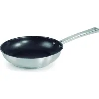 Lacor 45320 Poêle à frire avec revêtement antiadhésif, acier inoxydable, 22cm