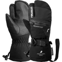 Reusch - Moufles 3 doigts de ski - Lando R-TEX XT Junior Lobster Black/Silver - Taille Enfant 4.5 - Noir