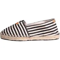 Toni pons Espadrilles 'Blanes' noir / blanc naturel
