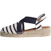 Toni pons Espadrilles 'VINAROS' bleu marine / blanc