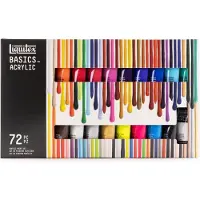LIQUITEX Basic Ensemble de peintures acryliques 72 x 22 ml