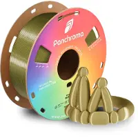 Polymaker Panchroma PLA Silk, Couleur:Silk Brass, Taille du filament:1.75mm, Poids:1 kg