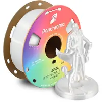 Polymaker Panchroma PLA Silk, Couleur:Silk White, Taille du filament:1.75mm, Poids:1 kg