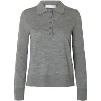 Selected Pull-over 'SLFThea' gris chiné