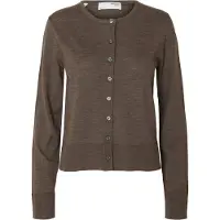 Selected Cardigan 'SLFThea' brun foncé