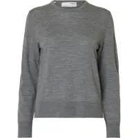 Selected Pull-over 'SLFThea' gris chiné