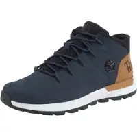 Timberland Bottines à lacets 'Sprint Trekker' bleu foncé / moutarde / noir