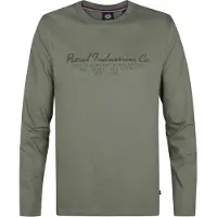 Petrol Industries M-3050-tlr604 Long Sleeve T-shirt Vert XL Homme