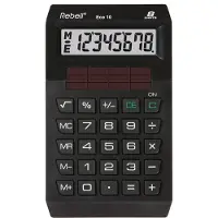 Rebell Calculatrice de bureau 8 chiffres 120x72x25mm