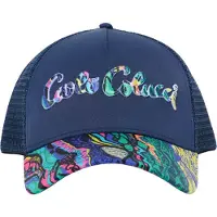 Carlo colucci Casquette 'Dieghi' bleu marine / mélange de couleurs
