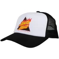 Santa Cruz Casquette Flamed Not A Dot Meshback