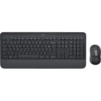 Logitech Signature MK650 for Business - Ensemble clavier et souris - sans fil - 2.4 GHz, Bluetooth LE - AZERTY - Belgique - Graphite