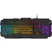 Mars Gaming Pack 4 En 1 Gamer (Clavier/Souris/Casque/Tapis) Mcprgb2 RGB (Noir) (FR, Filaire), Clavier, Noir