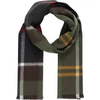 Barbour Écharpe bleu nuit / marron / olive / blanc
