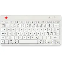 R-Go Tools RGOCONDWLWH Clavier R-Go Compact Break Nordic-Layout sans fil blanc