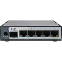 Mikrotik Routeur hEX S (2025) 5x Gigabit 1x SFP 2,5G PoE