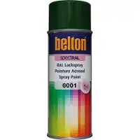 Belton Peinture aérosol RAL 6001 Vert emeraude brillant 400ML SPECTRAL
