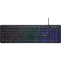Gembird KB-UML-02 clavier USB US anglais noir