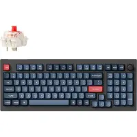 Keychron V5 Max Qmk/via Rgb Wireless Mechanical Keyboard English Bleu,Noir