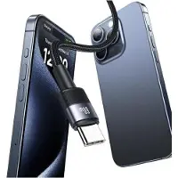Usams Kabel Usb-C Na Usb-C 60W 1.2M Aluminum Alloy Data Cable Sy Series Sj724Usb01 (Us-Sj724)