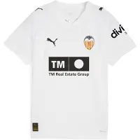 Puma Valencia Cf 25/26 Replica Home Junior Short Sleeve T-shirt Blanc 7-8 Years Enfants