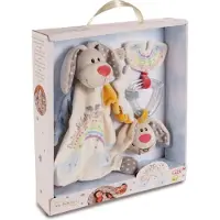 Nici Set doudou & hochet lapin protecteur