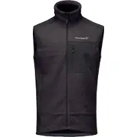 Norrøna - Polaire d'alpinisme - Trollveggen Warm3 Vest M Phantom pour Homme - Taille M - Noir