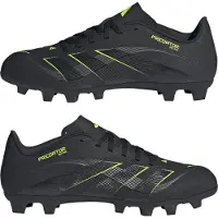 Adidas Chaussure de foot 'PREDATOR CLUB' jaune fluo / gris clair / noir