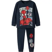 Name it Pyjama 'NMMocti Spider' bleu marine / saphir / rouge foncé / blanc cassé