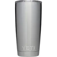 Yeti Rambler Tumbler Cup 20oz Mag Slider Lid, Stainless Steel, verre isotherme avec couvercle, 591 ml