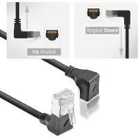 ACT DA7900, 0.5 m, Cat6a, U/FTP (STP), RJ-45, RJ-45, Noir