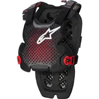 Alpinestars Protecteur de poitrine Anthracite/Noir/Rouge 2XL unisex gris
