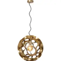 Lucide Lampe pendante unique Hannelore Ø 40 cm d’or