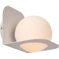 Lucide Lampe murale de conception Davy Blanc adapté à la salle de bain