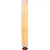 Lucide FOLD - Lampadaire - Ø 20 cm - 3xE27 - Blanc - Japandi