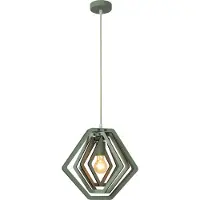 Lucide Mauro - lampe suspendue - 33,5 x 33,5 x 100 cm - vert