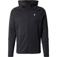 Peak Performance - Polaire technique et respirante - M Rider Essentials Zip Hoodie Black pour Homme - Taille M - Noir