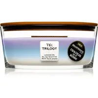 Woodwick Trilogy Calming Retreat bougie parfumée avec mèche en bois (hearthwick) 453.6 g