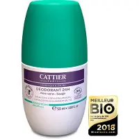 Cattier Déodorant 24h Roll-On Fleur de cerisier 50 ml Rouleau