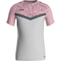 Jako T-shirt Iconic Hommes - Gris clair / Rose / Anthra Light