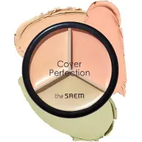 The Saem Cover Perfection Triple Pot Concealer - 4.5 g, 4.5 g, 4.5 g No.3 Correct Up Beige