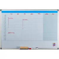 Relaxdays Whiteboard Planer (86 x 56 cm)