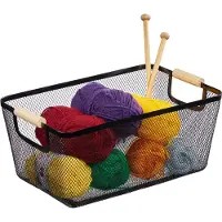 Relaxdays Panier en fil métallique (37 cm, 1x)